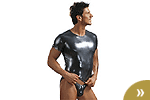 Herren Shirt silber 